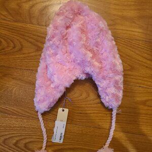 NWT Pink Trapper Hat Size 2-4 years